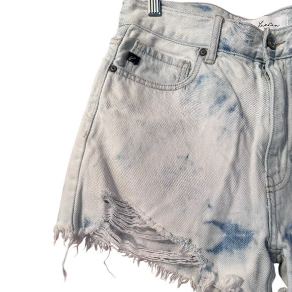 KanCan cutoffs acid wash L (10-12) cut off 90's Y2K - Picture 2 of 6